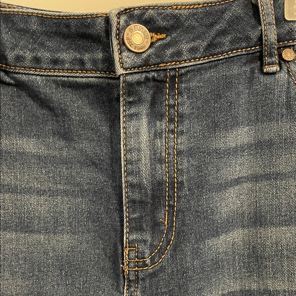 Denim Midi Skirt - Picture 4 of 8